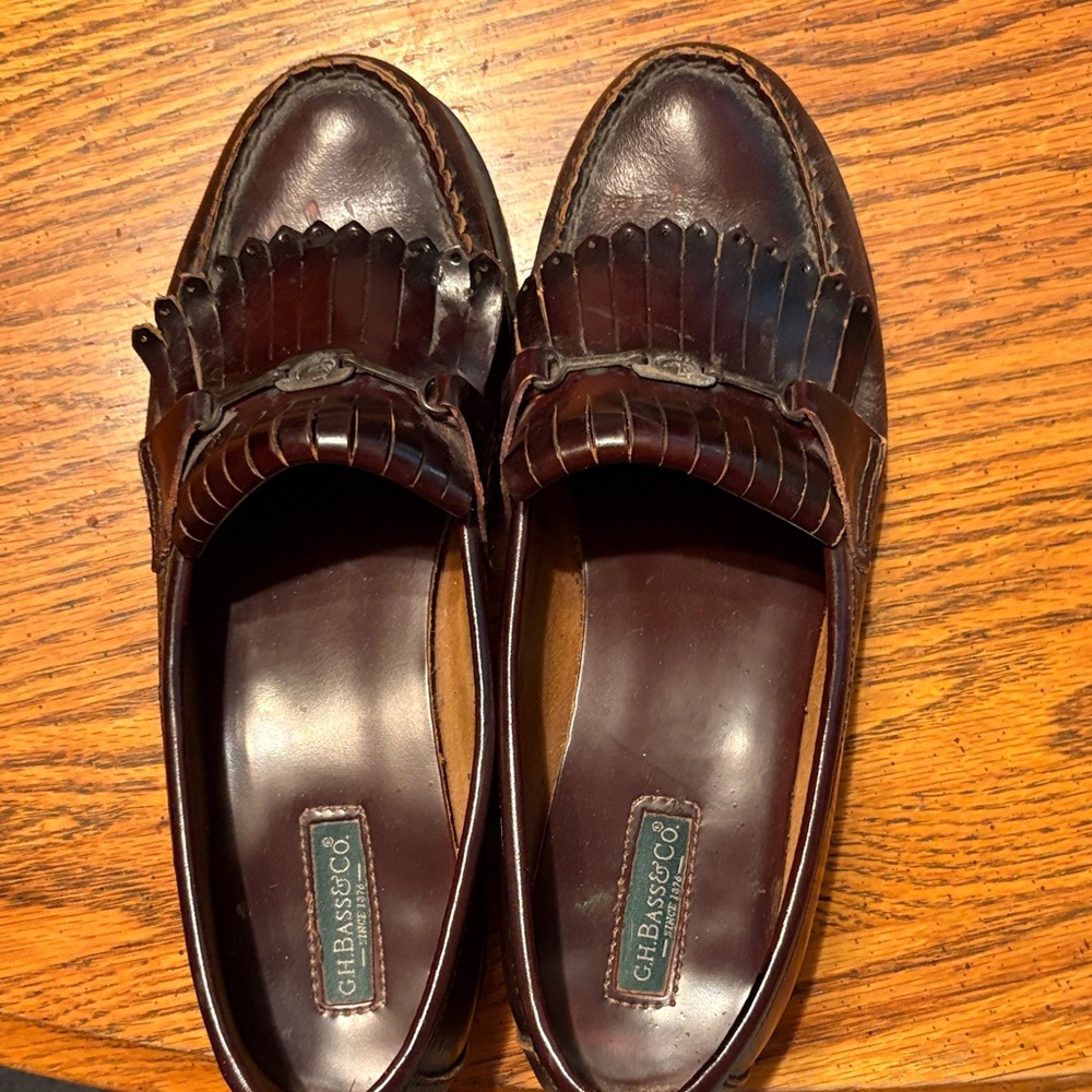 G.H. Bass & Co. Men's Dark Brown Leather Loafers